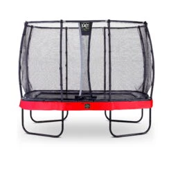 EXIT TOYS EXIT Elegant Premium Trampoline 214x366cm Met Deluxe Veiligheidsnet - Rood