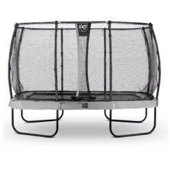 EXIT TOYS EXIT Elegant Premium Trampoline 244x427cm Met Deluxe Veiligheidsnet - Grijs