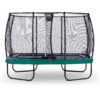 EXIT TOYS EXIT Elegant Premium Trampoline 244x427cm Met Deluxe Veiligheidsnet - Groen