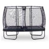 EXIT TOYS EXIT Elegant Premium Trampoline 244x427cm Met Deluxe Veiligheidsnet - Zwart
