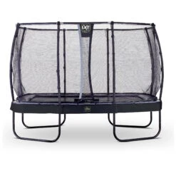 EXIT TOYS EXIT Elegant Premium Trampoline 244x427cm Met Deluxe Veiligheidsnet - Zwart