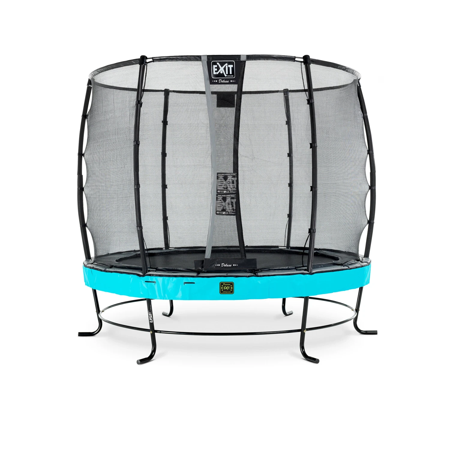 EXIT TOYS EXIT Elegant Premium Trampoline ø253cm Met Deluxe Veiligheidsnet - Blauw 1 EXIT TOYS EXIT Elegant Premium Trampoline ø253cm Met Deluxe Veiligheidsnet - Blauw
