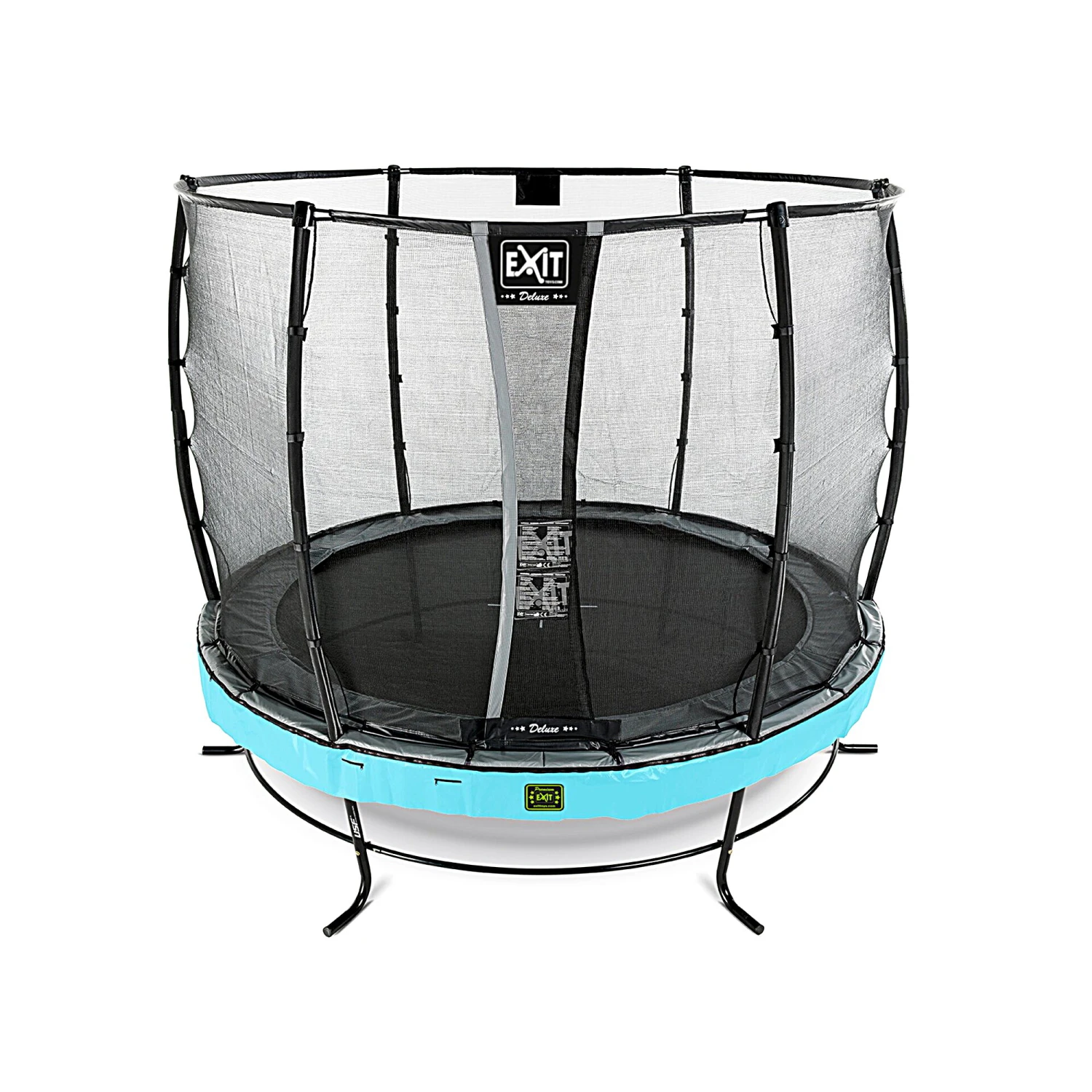 EXIT TOYS EXIT Elegant Premium Trampoline ø305cm Met Deluxe Veiligheidsnet - Blauw 2 EXIT TOYS EXIT Elegant Premium Trampoline ø305cm Met Deluxe Veiligheidsnet - Blauw - Afbeelding 2