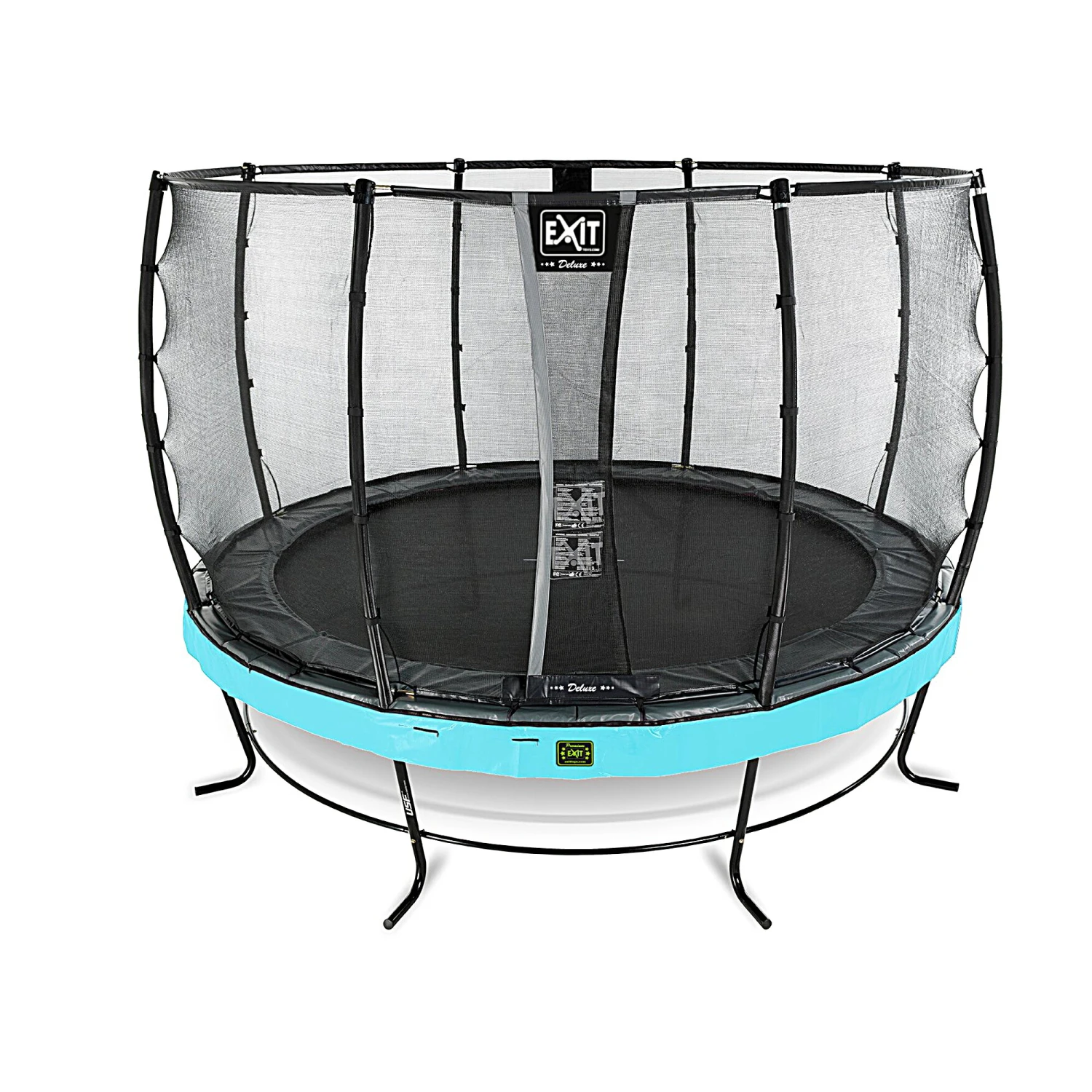 EXIT TOYS EXIT Elegant Premium Trampoline ø366cm Met Deluxe Veiligheidsnet - Blauw 2 EXIT TOYS EXIT Elegant Premium Trampoline ø366cm Met Deluxe Veiligheidsnet - Blauw - Afbeelding 2