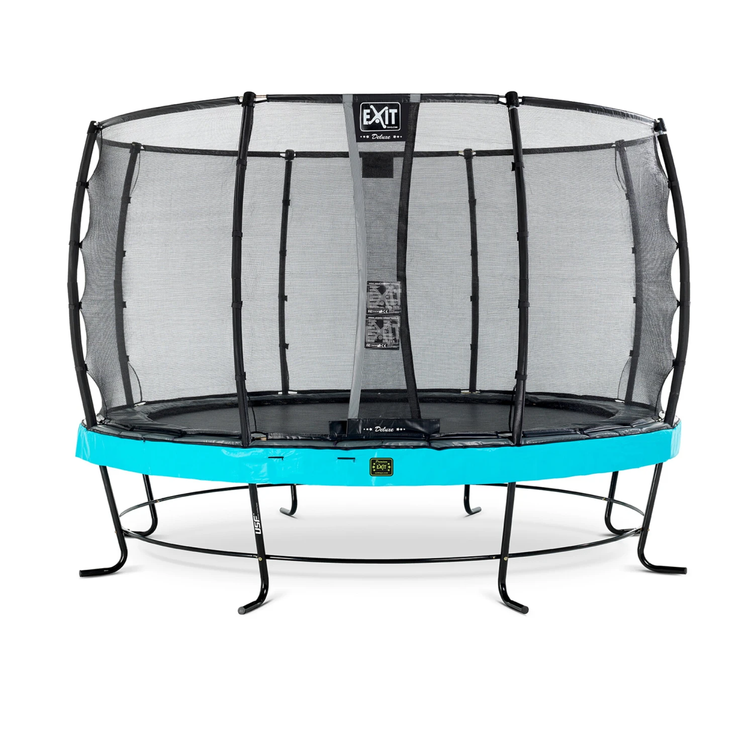 EXIT TOYS EXIT Elegant Premium Trampoline ø366cm Met Deluxe Veiligheidsnet - Blauw 1 EXIT TOYS EXIT Elegant Premium Trampoline ø366cm Met Deluxe Veiligheidsnet - Blauw
