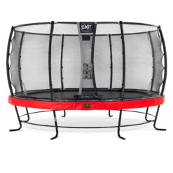 EXIT TOYS EXIT Elegant Premium Trampoline ø427cm Met Deluxe Veiligheidsnet - Rood