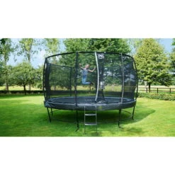 EXIT TOYS EXIT Elegant Premium Trampoline ø427cm Met Deluxe Veiligheidsnet - Zwart -EXIT TOYS Winkel exit elegant premium trampoline o427cm met deluxe veiligheidsnet zwart 13