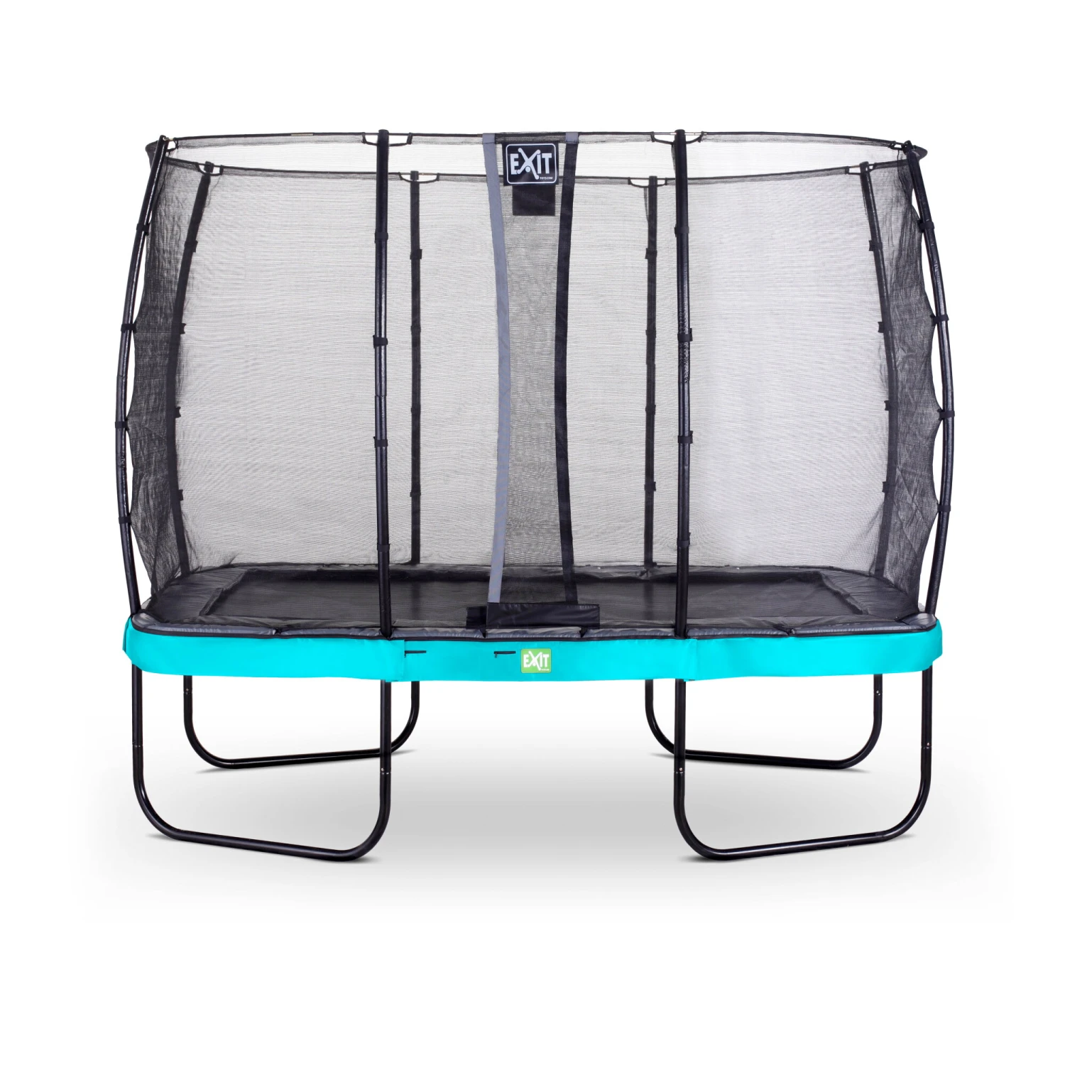 EXIT TOYS EXIT Elegant Trampoline 214x366cm Met Economy Veiligheidsnet - Blauw 1 EXIT TOYS EXIT Elegant Trampoline 214x366cm Met Economy Veiligheidsnet - Blauw