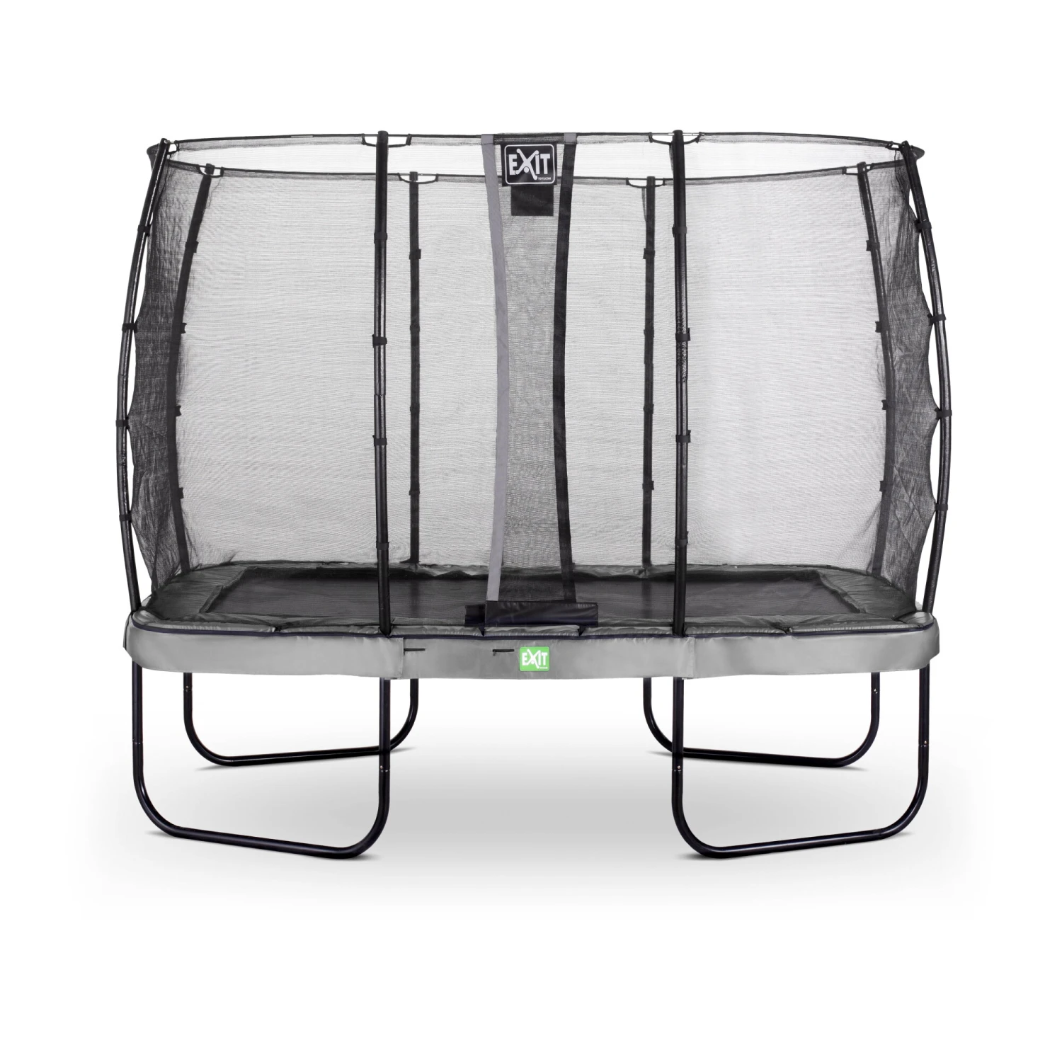 EXIT TOYS EXIT Elegant Trampoline 214x366cm Met Economy Veiligheidsnet - Grijs 1 EXIT TOYS EXIT Elegant Trampoline 214x366cm Met Economy Veiligheidsnet - Grijs