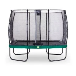 EXIT TOYS EXIT Elegant Trampoline 214x366cm Met Economy Veiligheidsnet - Groen