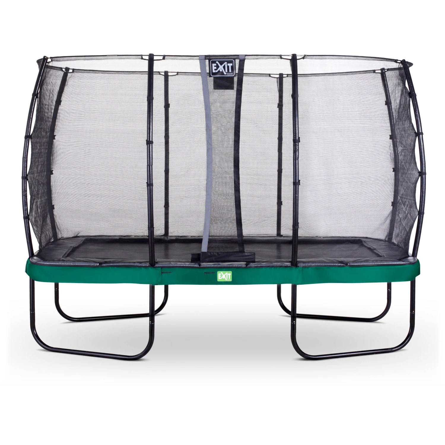 EXIT TOYS EXIT Elegant Trampoline 244x427cm Met Economy Veiligheidsnet - Groen 1 EXIT TOYS EXIT Elegant Trampoline 244x427cm Met Economy Veiligheidsnet - Groen