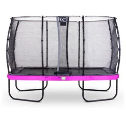 EXIT TOYS EXIT Elegant Trampoline 244x427cm Met Economy Veiligheidsnet - Paars