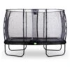EXIT TOYS EXIT Elegant Trampoline 244x427cm Met Economy Veiligheidsnet - Zwart