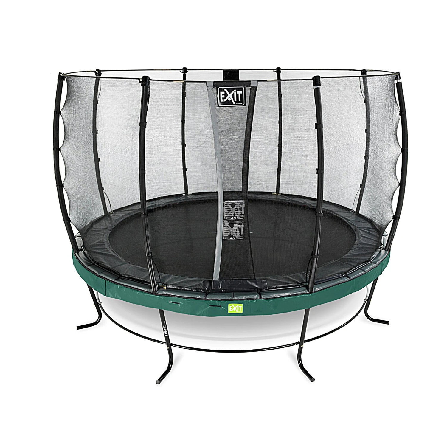EXIT TOYS EXIT Elegant Trampoline ø366cm Met Economy Veiligheidsnet - Groen 2 EXIT TOYS EXIT Elegant Trampoline ø366cm Met Economy Veiligheidsnet - Groen - Afbeelding 2