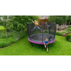 EXIT TOYS EXIT Elegant Trampoline ø366cm Met Economy Veiligheidsnet - Paars -EXIT TOYS Winkel exit elegant trampoline o366cm met economy veiligheidsnet paars 12
