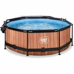 EXIT TOYS EXIT Frame Pool ø244x76cm (12v Cartridge Filterpomp) - Houten Look & Zonneda 7 EXIT TOYS EXIT Frame Pool ø244x76cm (12v Cartridge Filterpomp) - Houten Look & Zonneda -EXIT TOYS Winkel exit frame pool o244x76cm 12v cartridge filterpomp houten look amp zonneda a305796 2