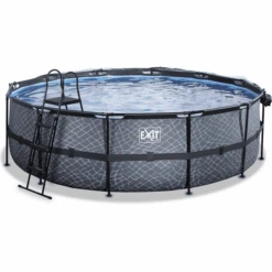 EXIT TOYS EXIT Frame Pool ø488x122cm(12v Sand Filter) - Grijs + Zonnedak 7 EXIT TOYS EXIT Frame Pool ø488x122cm(12v Sand Filter) - Grijs + Zonnedak -EXIT TOYS Winkel exit frame pool o488x122cm 12v sand filter grijs zonnedak a305962 2