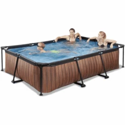 EXIT TOYS EXIT Frame Zwembad 300x200x65cm (12v) - Hout Optiek -EXIT TOYS Winkel exit frame zwembad 300x200x65cm 12v hout optiek a305888 4