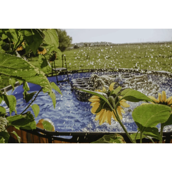 EXIT TOYS EXIT Frame Zwembad ø427x122cm (12v Cartridge Filterpomp) - Grijs 2 EXIT TOYS EXIT Frame Zwembad ø427x122cm (12v Cartridge Filterpomp) - Grijs - Afbeelding 2