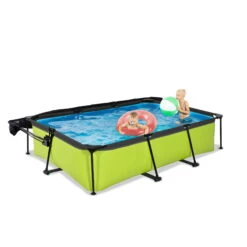 EXIT TOYS EXIT Lime Zwembad 300x200x65cm Met Filterpomp En Schaduwdoek - Groen 20 EXIT TOYS EXIT Lime Zwembad 300x200x65cm Met Filterpomp En Schaduwdoek - Groen -EXIT TOYS Winkel exit lime zwembad 300x200x65cm met filterpomp en schaduwdoek groen 7