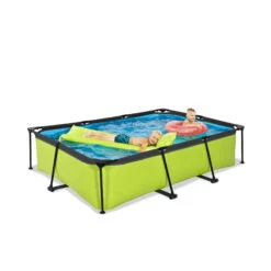 EXIT TOYS EXIT Lime Zwembad 300x200x65cm Met Filterpomp - Groen -EXIT TOYS Winkel exit lime zwembad 300x200x65cm met filterpomp groen 4