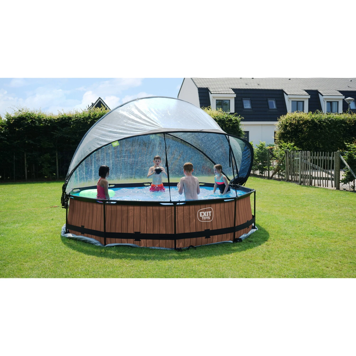 EXIT TOYS EXIT Lime Zwembad ø360x76cm Met Filterpomp En Overkapping - Groen 11 EXIT TOYS EXIT Lime Zwembad ø360x76cm Met Filterpomp En Overkapping - Groen - Afbeelding 11