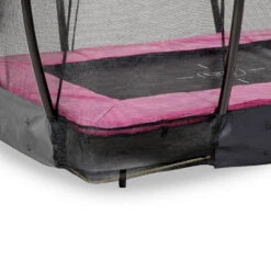 EXIT TOYS EXIT Silhouette Inground Trampoline 153x214cm Met Veiligheidsnet - Roze -EXIT TOYS Winkel exit silhouette inground trampoline 153x214cm met veiligheidsnet roze 4