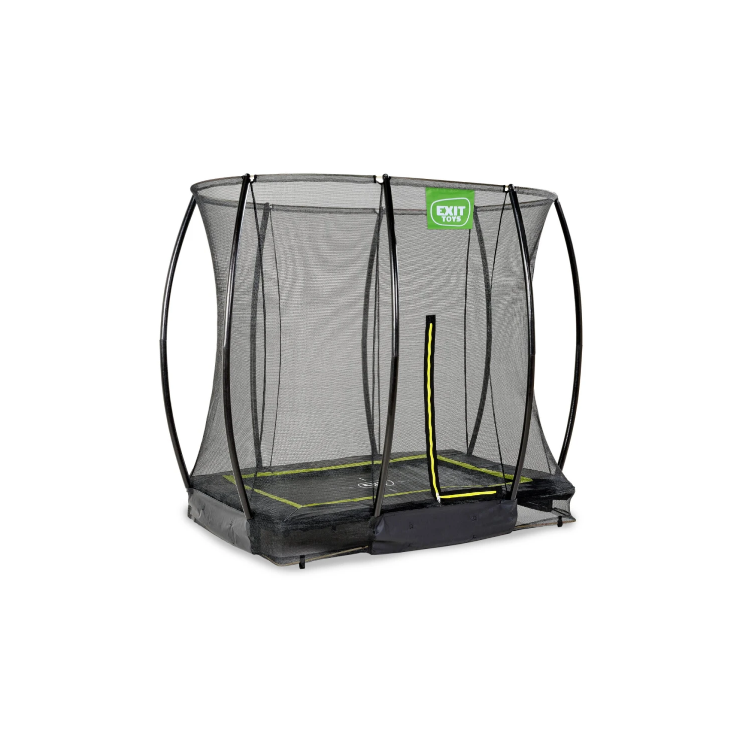 EXIT TOYS EXIT Silhouette Inground Trampoline 153x214cm Met Veiligheidsnet - Zwart 2 EXIT TOYS EXIT Silhouette Inground Trampoline 153x214cm Met Veiligheidsnet - Zwart - Afbeelding 2