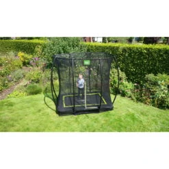 EXIT TOYS EXIT Silhouette Inground Trampoline 153x214cm Met Veiligheidsnet - Zwart 19 EXIT TOYS EXIT Silhouette Inground Trampoline 153x214cm Met Veiligheidsnet - Zwart -EXIT TOYS Winkel exit silhouette inground trampoline 153x214cm met veiligheidsnet zwart 8