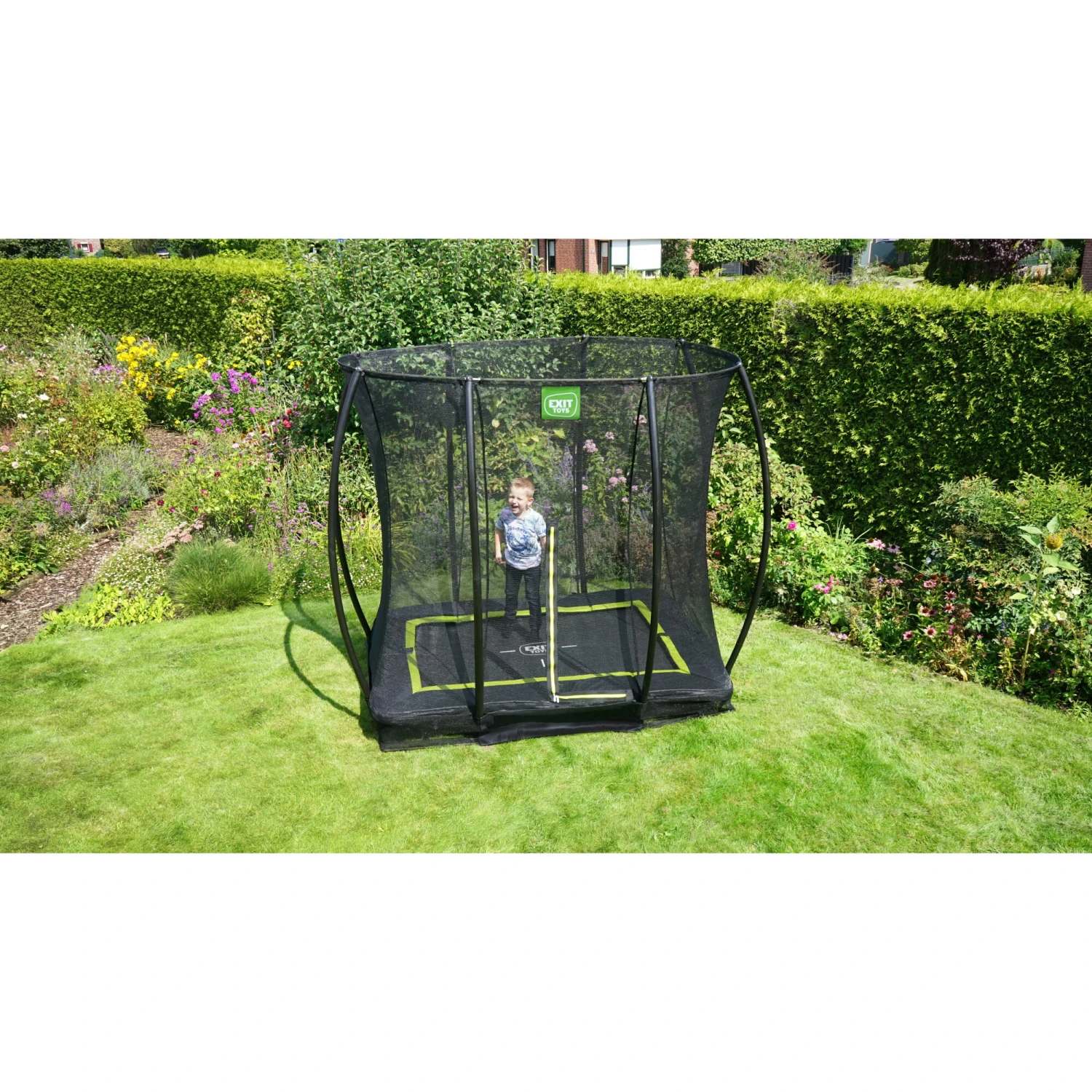 EXIT TOYS EXIT Silhouette Inground Trampoline 153x214cm Met Veiligheidsnet - Zwart 9 EXIT TOYS EXIT Silhouette Inground Trampoline 153x214cm Met Veiligheidsnet - Zwart - Afbeelding 9