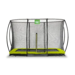 EXIT TOYS EXIT Silhouette Inground Trampoline 214x305cm Met Veiligheidsnet - Groen