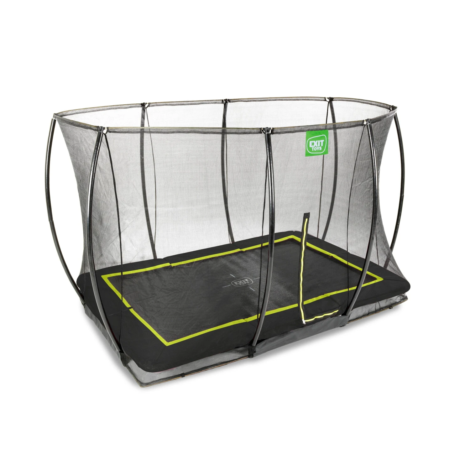 EXIT TOYS EXIT Silhouette Inground Trampoline 214x305cm Met Veiligheidsnet - Zwart 3 EXIT TOYS EXIT Silhouette Inground Trampoline 214x305cm Met Veiligheidsnet - Zwart - Afbeelding 3