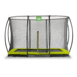 EXIT TOYS EXIT Silhouette Inground Trampoline 244x366cm Met Veiligheidsnet - Groen