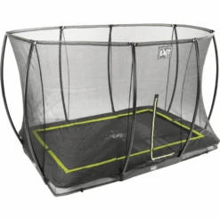 EXIT TOYS EXIT Silhouette Inground Trampoline 244x366cm Met Veiligheidsnet - Zwart -EXIT TOYS Winkel exit silhouette inground trampoline 244x366cm met veiligheidsnet zwart a251722 2
