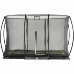 EXIT TOYS EXIT Silhouette Inground Trampoline 244x366cm Met Veiligheidsnet - Zwart