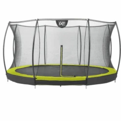 EXIT TOYS EXIT Silhouette Inground Trampoline ø366cm Met Veiligheidsnet - Groen