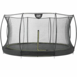 EXIT TOYS EXIT Silhouette Inground Trampoline ø366cm Met Veiligheidsnet - Zwart
