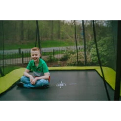 EXIT TOYS EXIT Silhouette Trampoline 214x305cm - Groen -EXIT TOYS Winkel exit silhouette trampoline 214x305cm groen 9