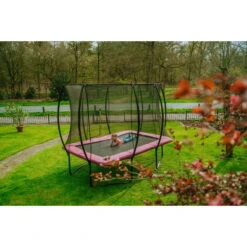 EXIT TOYS EXIT Silhouette Trampoline 214x305cm - Roze -EXIT TOYS Winkel exit silhouette trampoline 214x305cm roze 9