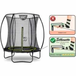 EXIT TOYS EXIT Silhouette Trampoline ø183cm - Zwart 7 EXIT TOYS EXIT Silhouette Trampoline ø183cm - Zwart -EXIT TOYS Winkel exit silhouette trampoline o183cm zwart a251446 2