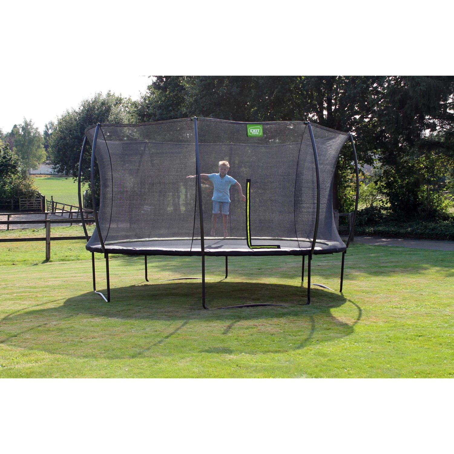 EXIT TOYS EXIT Silhouette Trampoline ø427cm - Zwart 7 EXIT TOYS EXIT Silhouette Trampoline ø427cm - Zwart - Afbeelding 7