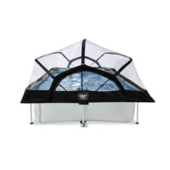 EXIT TOYS EXIT Soft Grey Zwembad 300x200x65cm Met Filterpomp En Overkapping - Grijs -EXIT TOYS Winkel exit soft grey zwembad 300x200x65cm met filterpomp en overkapping grijs 3