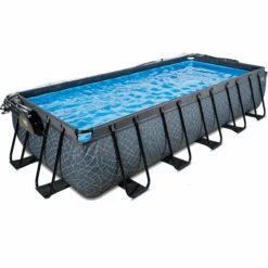 EXIT TOYS EXIT Stone Zwembad 540x250x100cm Met Afdekking, Sand Filter En Warmtepomp, Grijs 7 EXIT TOYS EXIT Stone Zwembad 540x250x100cm Met Afdekking, Sand Filter En Warmtepomp, Grijs -EXIT TOYS Winkel exit stone zwembad 540x250x100cm met afdekking sand filter en warmtepomp grijs a294605 2