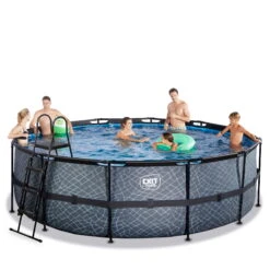 EXIT TOYS EXIT Stone Zwembad ø450x122cm Met Zandfilterpomp - Grijs 16 EXIT TOYS EXIT Stone Zwembad ø450x122cm Met Zandfilterpomp - Grijs -EXIT TOYS Winkel exit stone zwembad o450x122cm met zandfilterpomp grijs 4