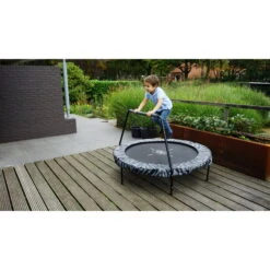 EXIT TOYS EXIT Tiggy Junior Trampoline Met Beugel ø140cm - Zwart/grijs -EXIT TOYS Winkel exit tiggy junior trampoline met beugel o140cm zwart grijs 4