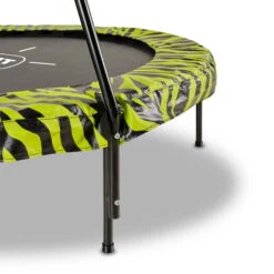 EXIT TOYS EXIT Tiggy Junior Trampoline Met Beugel ø140cm - Zwart/groen -EXIT TOYS Winkel exit tiggy junior trampoline met beugel o140cm zwart groen 2
