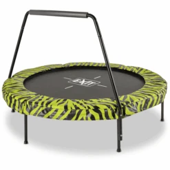 EXIT TOYS EXIT Tiggy Junior Trampoline Met Greepstang ø140 Cm, Zwart/groen
