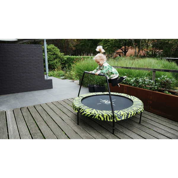 EXIT TOYS EXIT Tiggy Junior Trampoline Met Greepstang ø140 Cm, Zwart/groen 5 EXIT TOYS EXIT Tiggy Junior Trampoline Met Greepstang ø140 Cm, Zwart/groen - Afbeelding 5