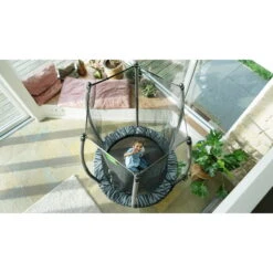 EXIT TOYS EXIT Tiggy Junior Trampoline Met Veiligheidsnet ø140cm - Zwart/grijs -EXIT TOYS Winkel exit tiggy junior trampoline met veiligheidsnet o140cm zwart grijs 7