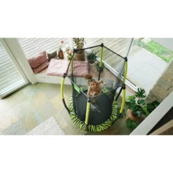EXIT TOYS EXIT Tiggy Junior Trampoline Met Veiligheidsnet ø140cm - Zwart/groen -EXIT TOYS Winkel exit tiggy junior trampoline met veiligheidsnet o140cm zwart groen 7